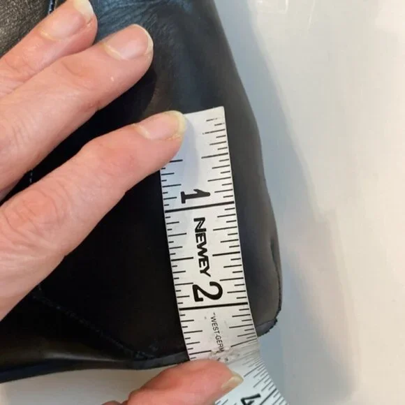 Laurel Over The Knee Covered Wedge Heel Boots Black Size 36 - Picture 11 of 16